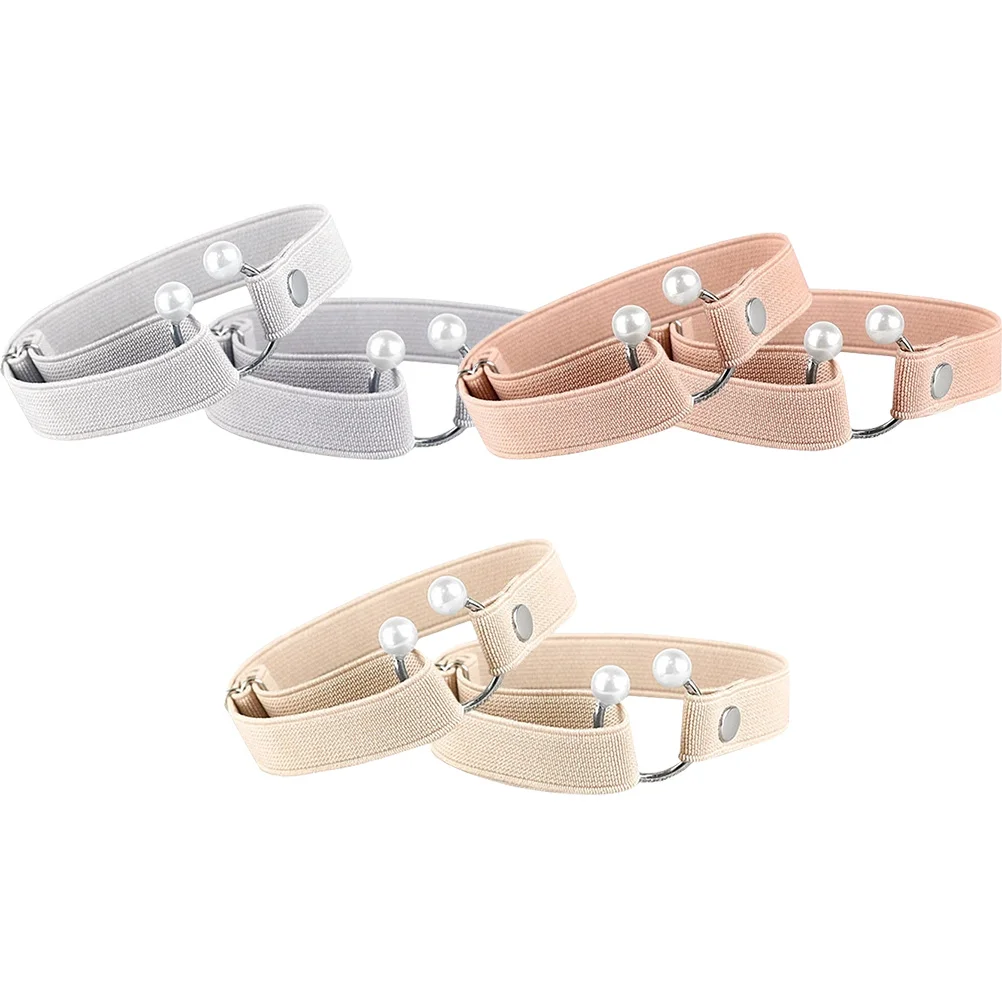 3 пары регулируемых ремешков на высоком каблуке с защитой от потери - Фотография_3