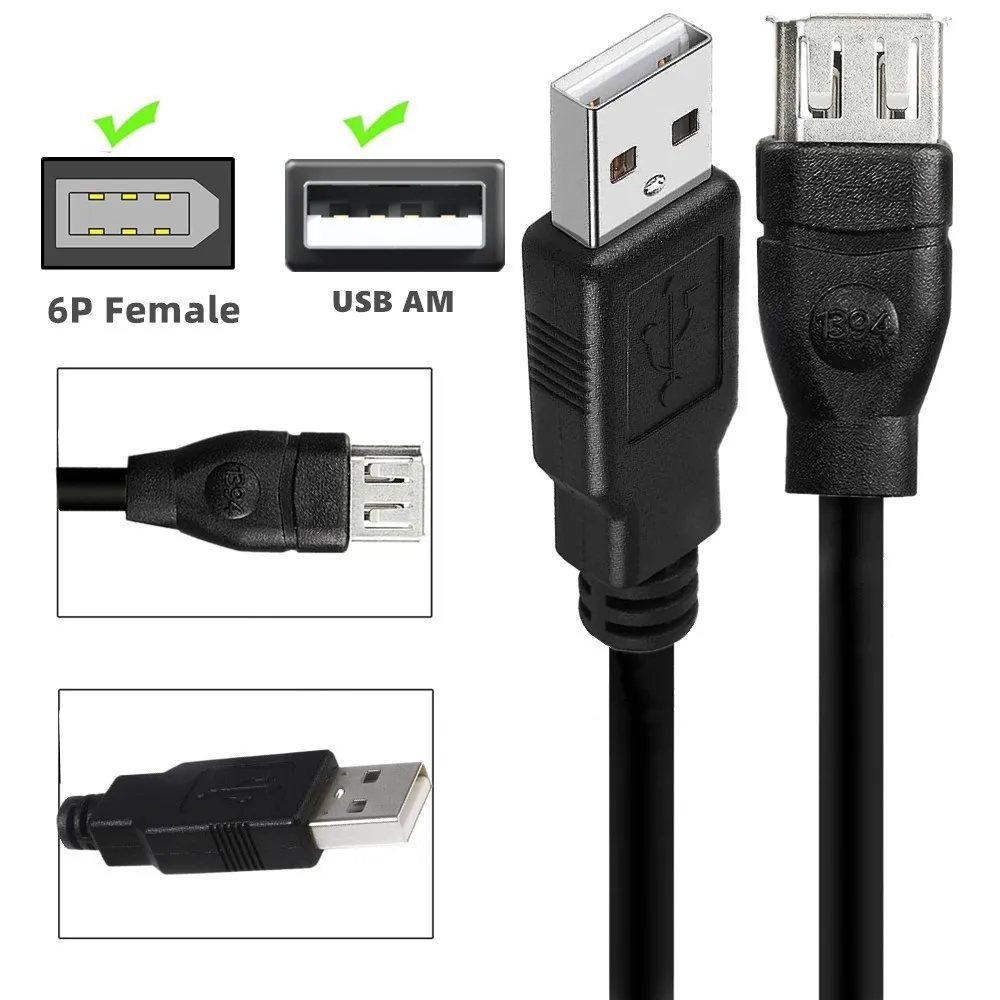 Firewire ieee 1394 6-контактный