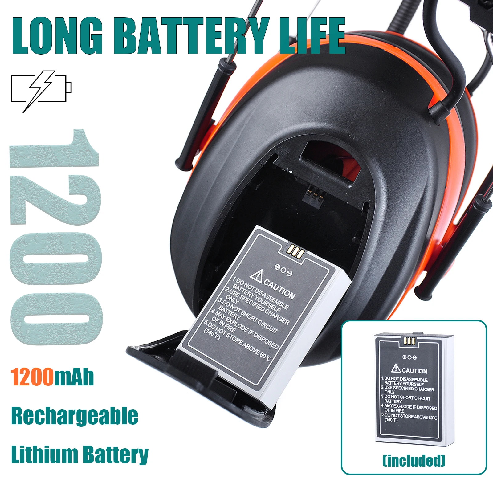 Радио наушники с перезаряжаемыми - Фотография_4