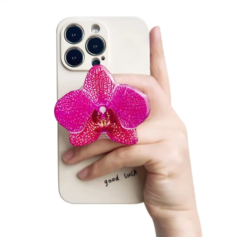 Акриловая розетка с орхидеей cymbidium