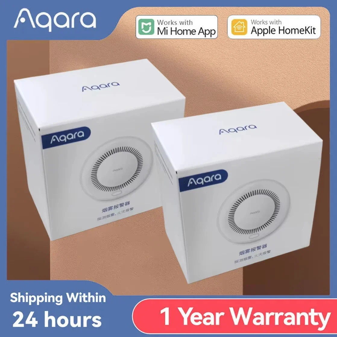 Датчик дыма aqara zigbee 3