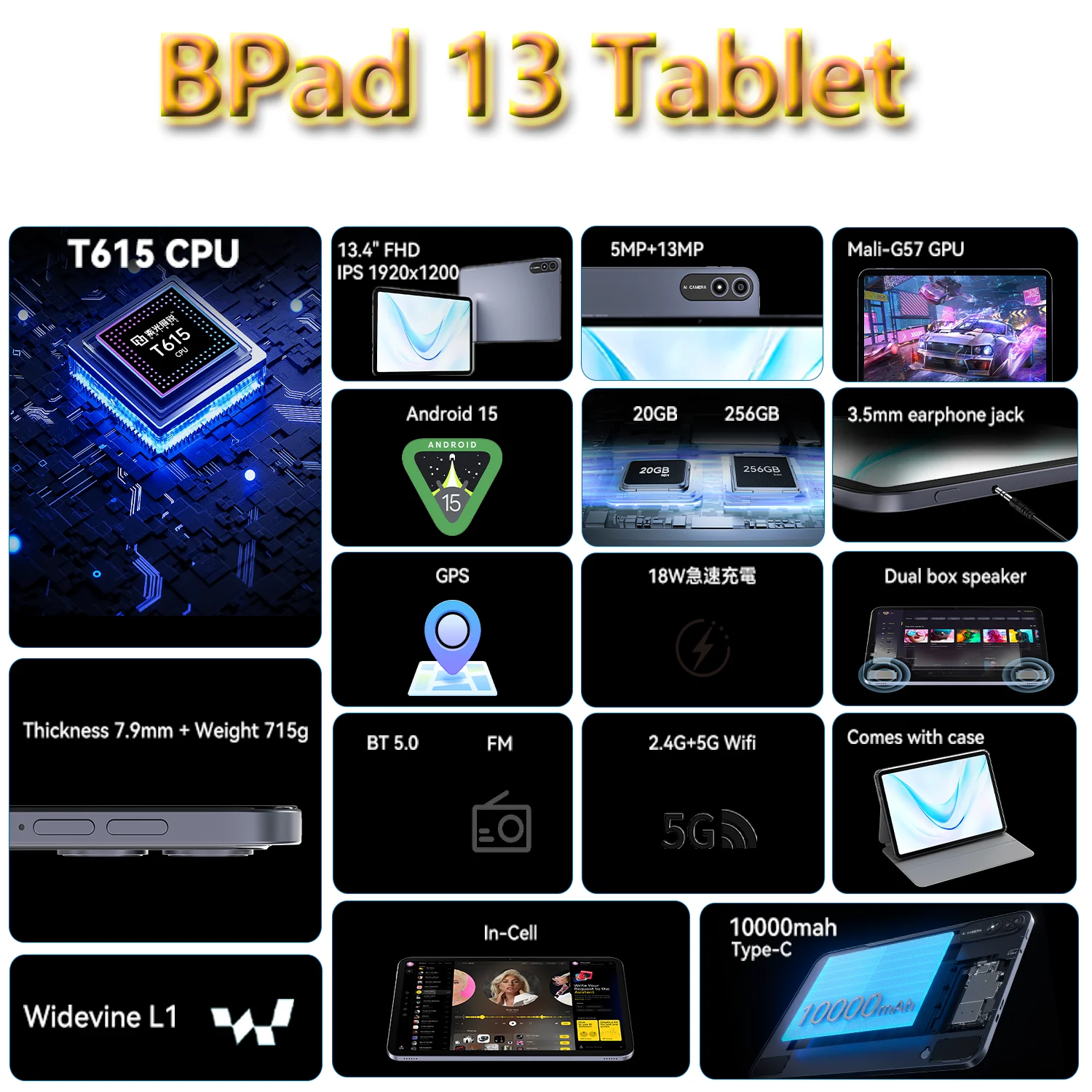 Bncf bpad 13,4-дюймовый планшет - Фотография_5