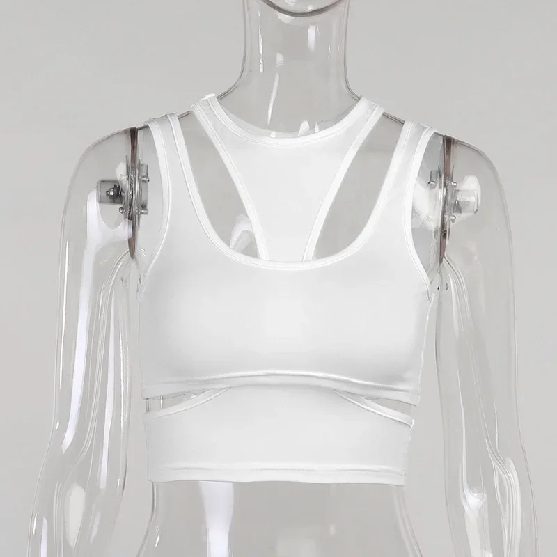 Сексуальная майка с запахом на груди - Фотография_4