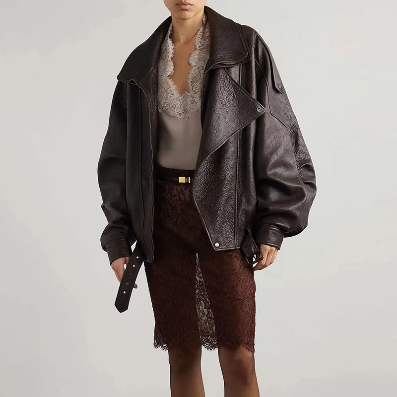 Осенне-зимняя кожаная куртка 2025 года - Фотография_2