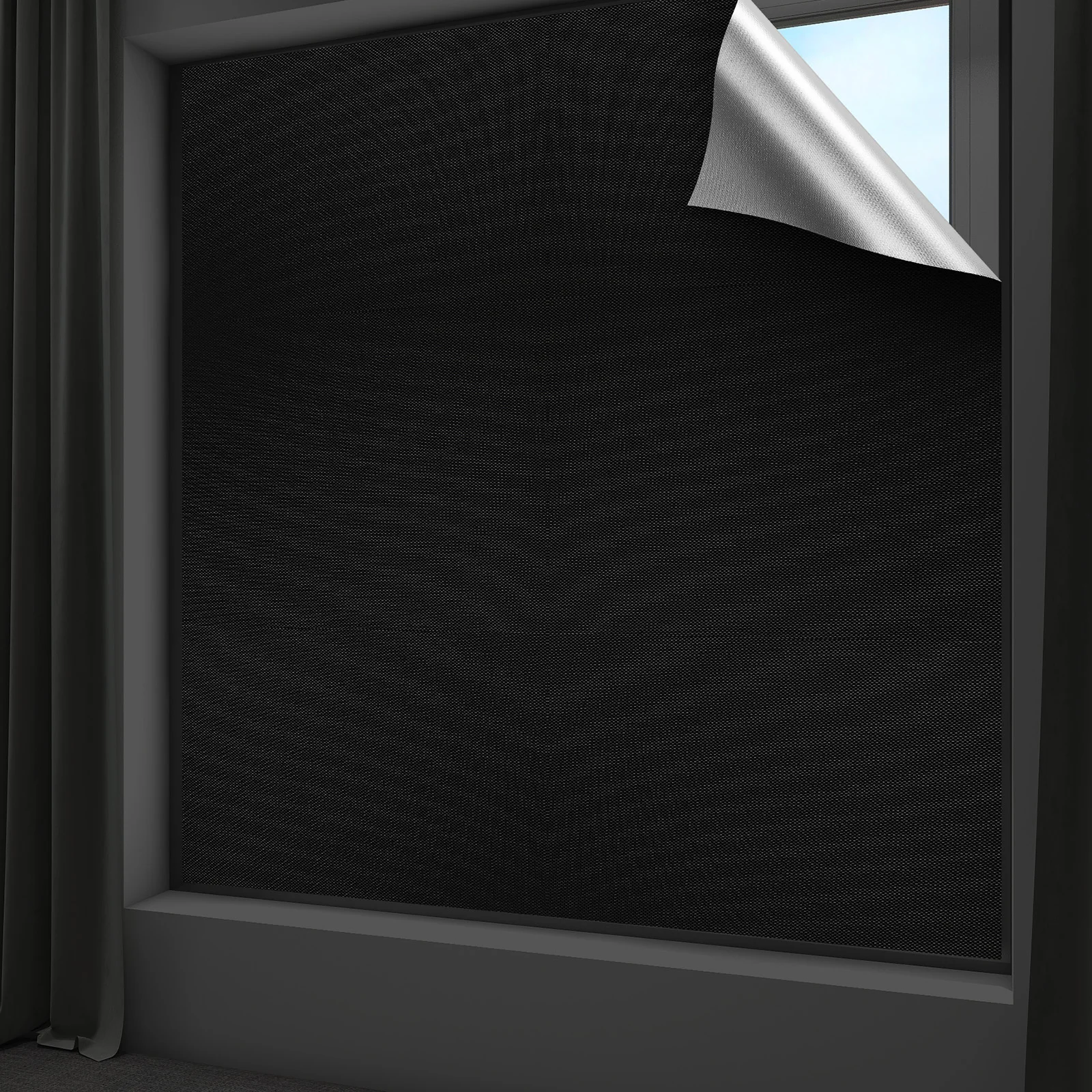 Дорожная затемняющая штора