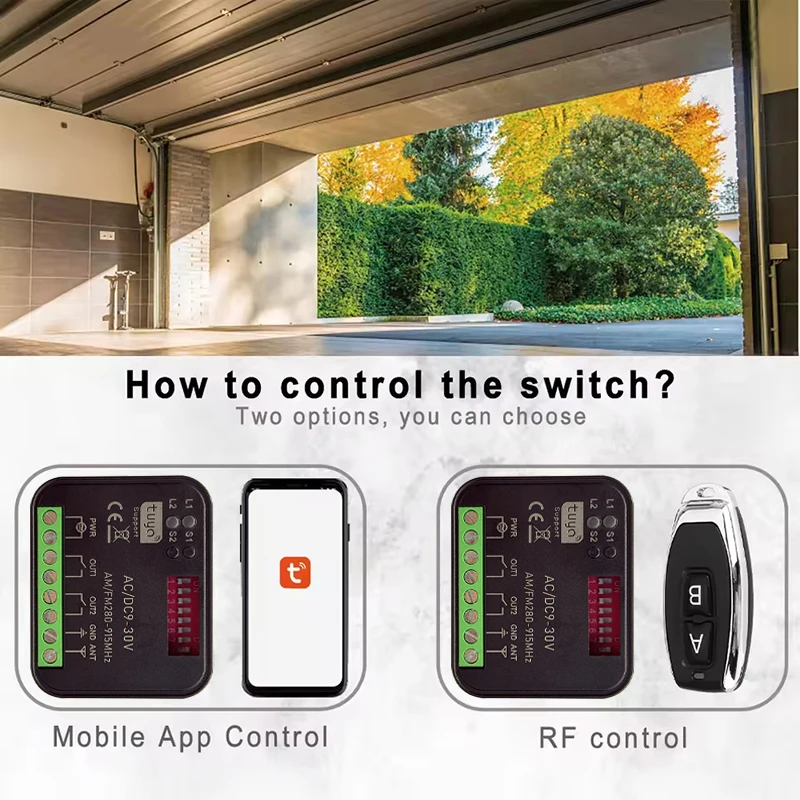 Универсальный модуль rx multi tuya 300-868 мгц wi-fi smart switch - Фотография_5