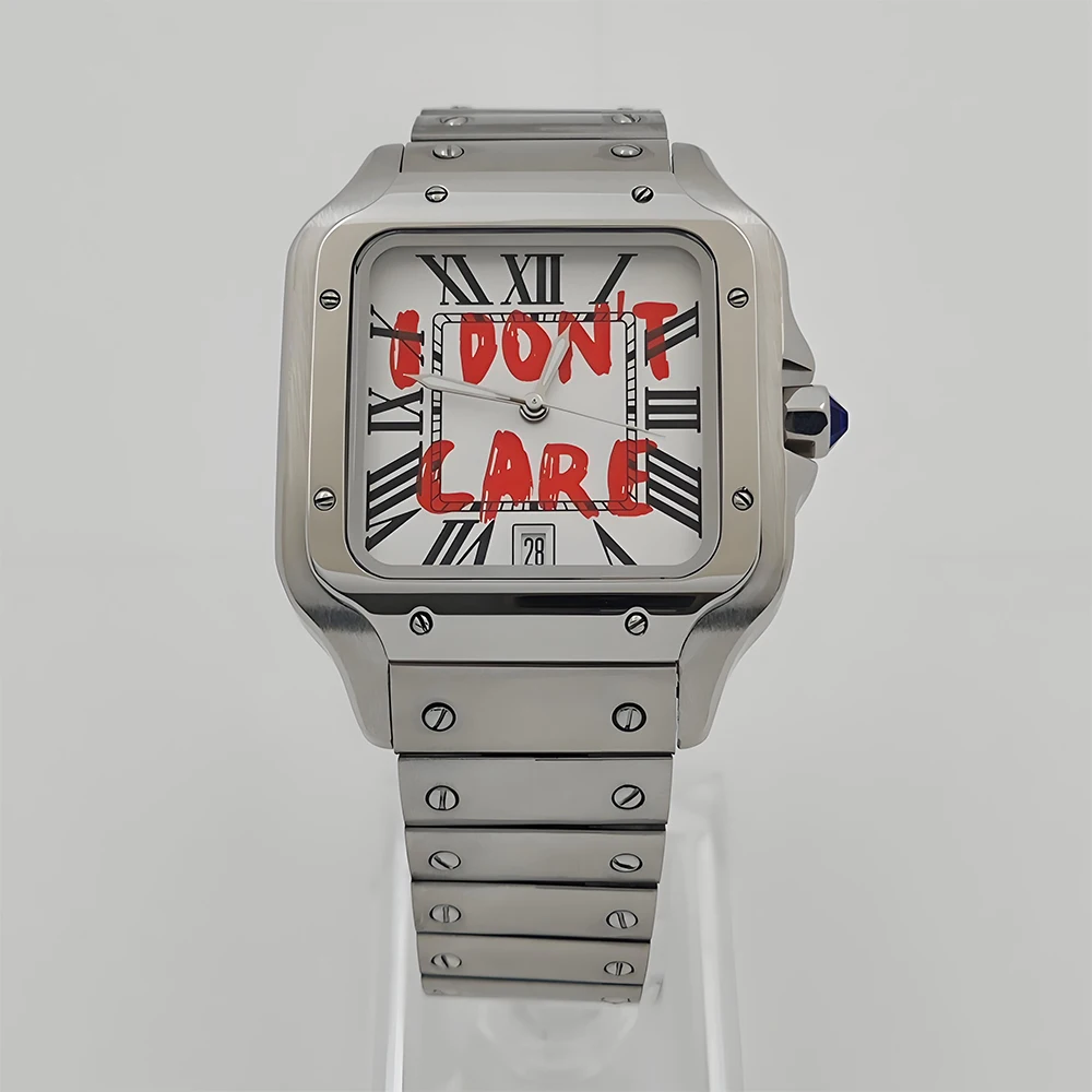 Nh35 квадратные часы time is money - Фотография_2