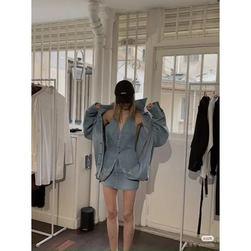 Женский весенне-осенний ковбойский жилет - Фотография_4