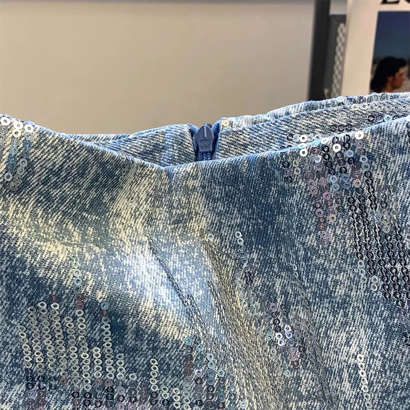 Юбки для женщин, джинсовая сумка - Фотография_2