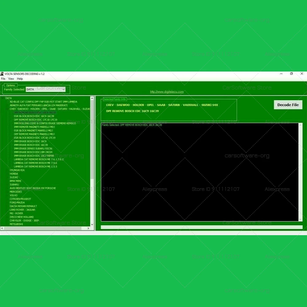 Ecus декодирование датчика volta v1.2 obd2 - Фотография_4
