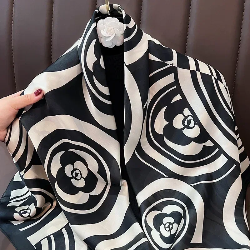 Весенне-осенний новый роскошный женский шарф - Фотография_3