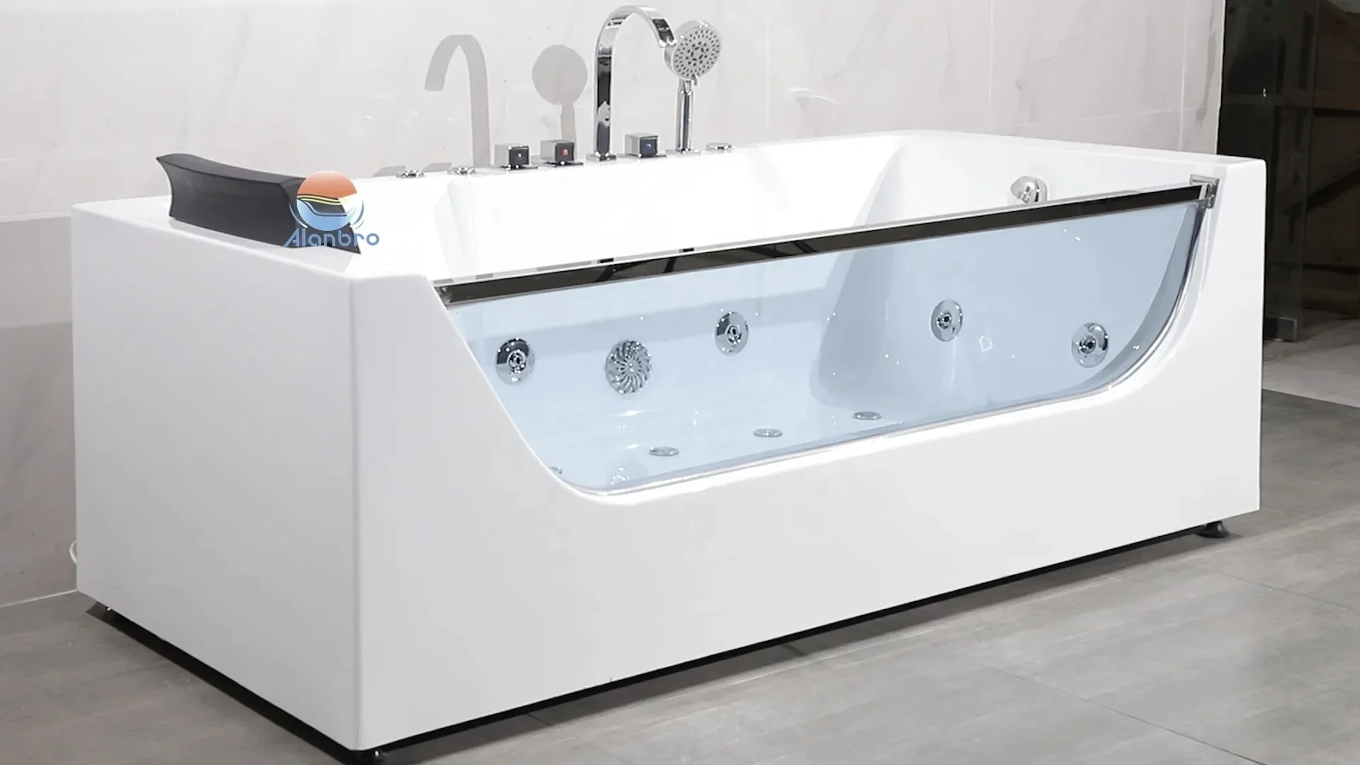 Внутренняя и наружная гидромассажная ванна/спа - Фотография_4