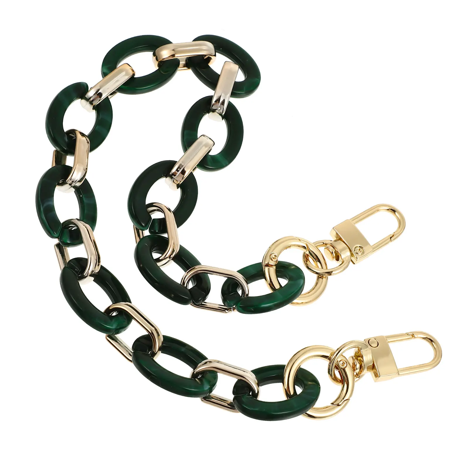 Декоративная цепочка для сумки из смолы в стиле ретро - Фотография_5