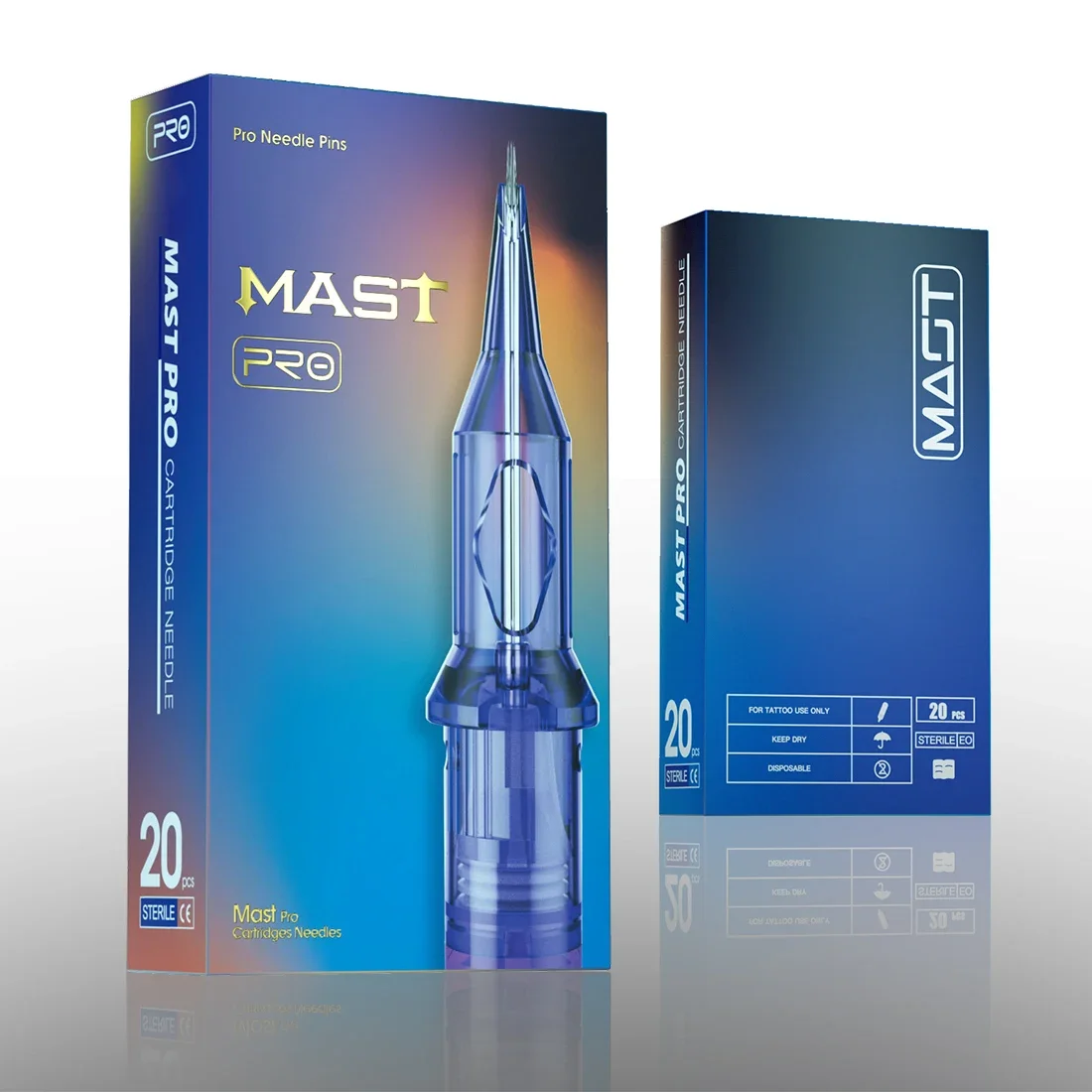 Иглы для картриджей mast tattoo pro rl с круглым вкладышем