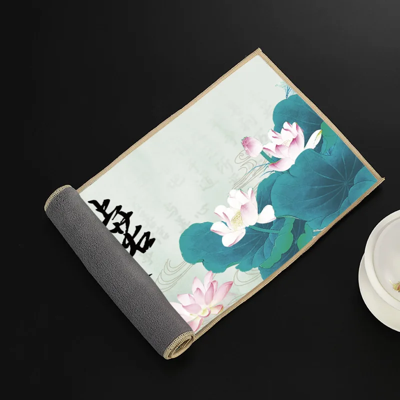 Утолщенное чайное полотенце 17*35 см из оленьей кожи - Фотография_3