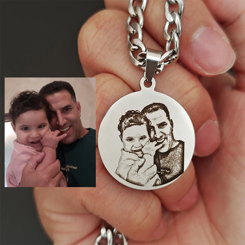 Подвеска с семейной фотографией по индивидуальному заказу