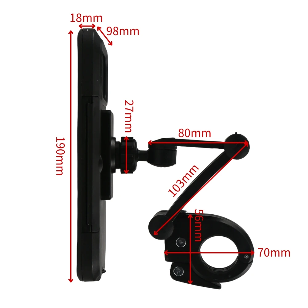 Водонепроницаемый держатель для мобильного телефона на мотоцикле - Фотография_2
