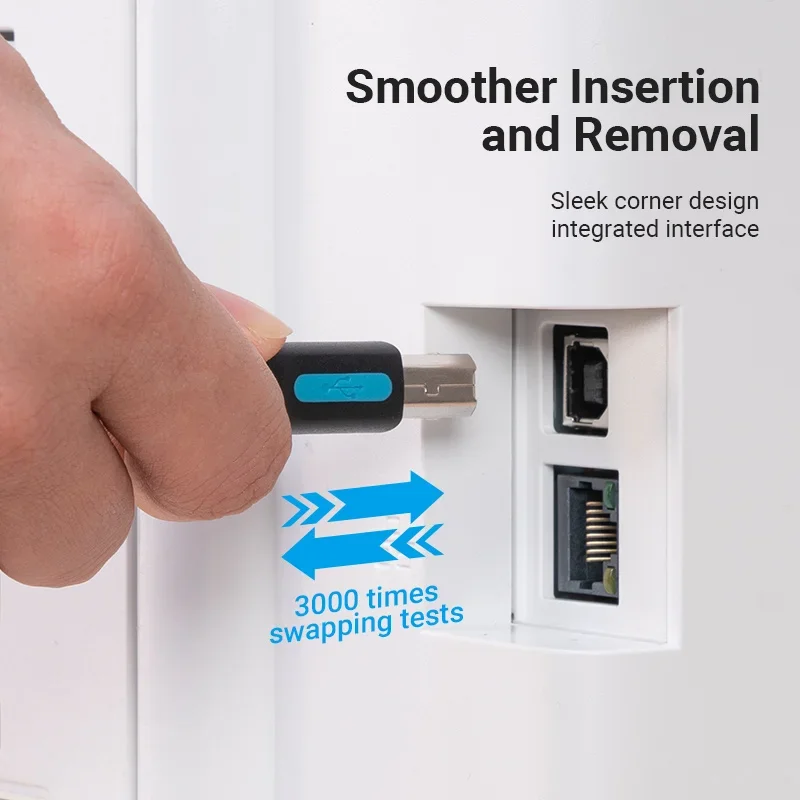 Usb-кабель для принтера vention usb-кабель типа b «папа-папа» usb 2 - Фотография_5