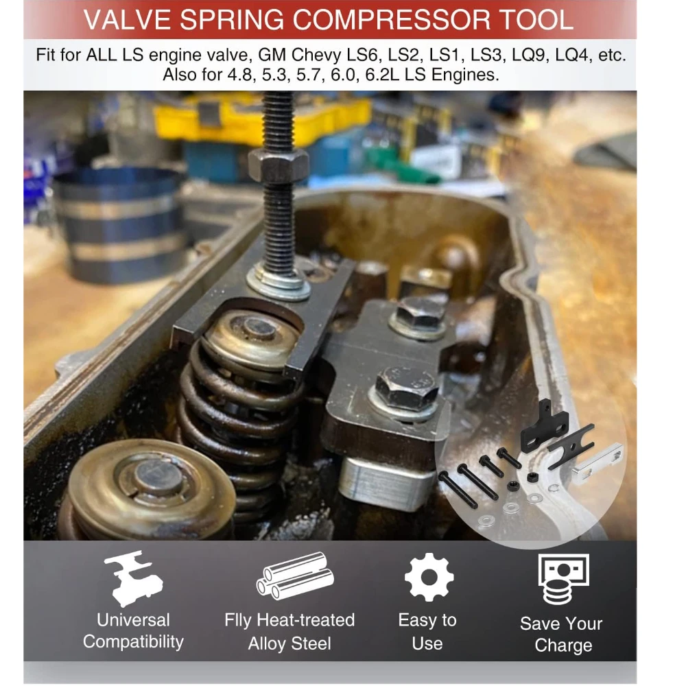 Инструмент для сжатия клапанной пружины для двигателей ls для двигателей 4 - Фотография_2