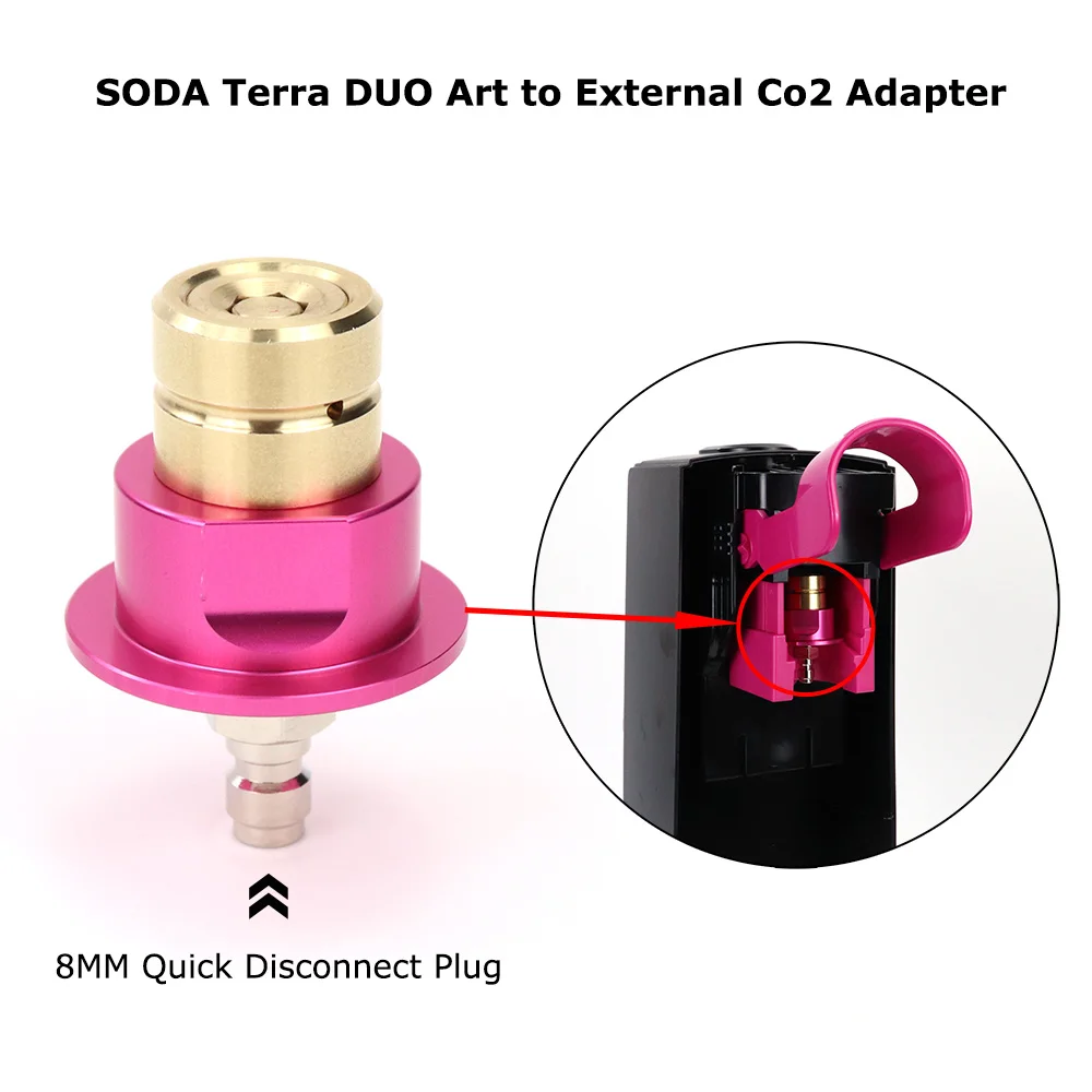 Soda quick connect terra duo art для внешнего адаптера резервуара co2 - Фотография_6