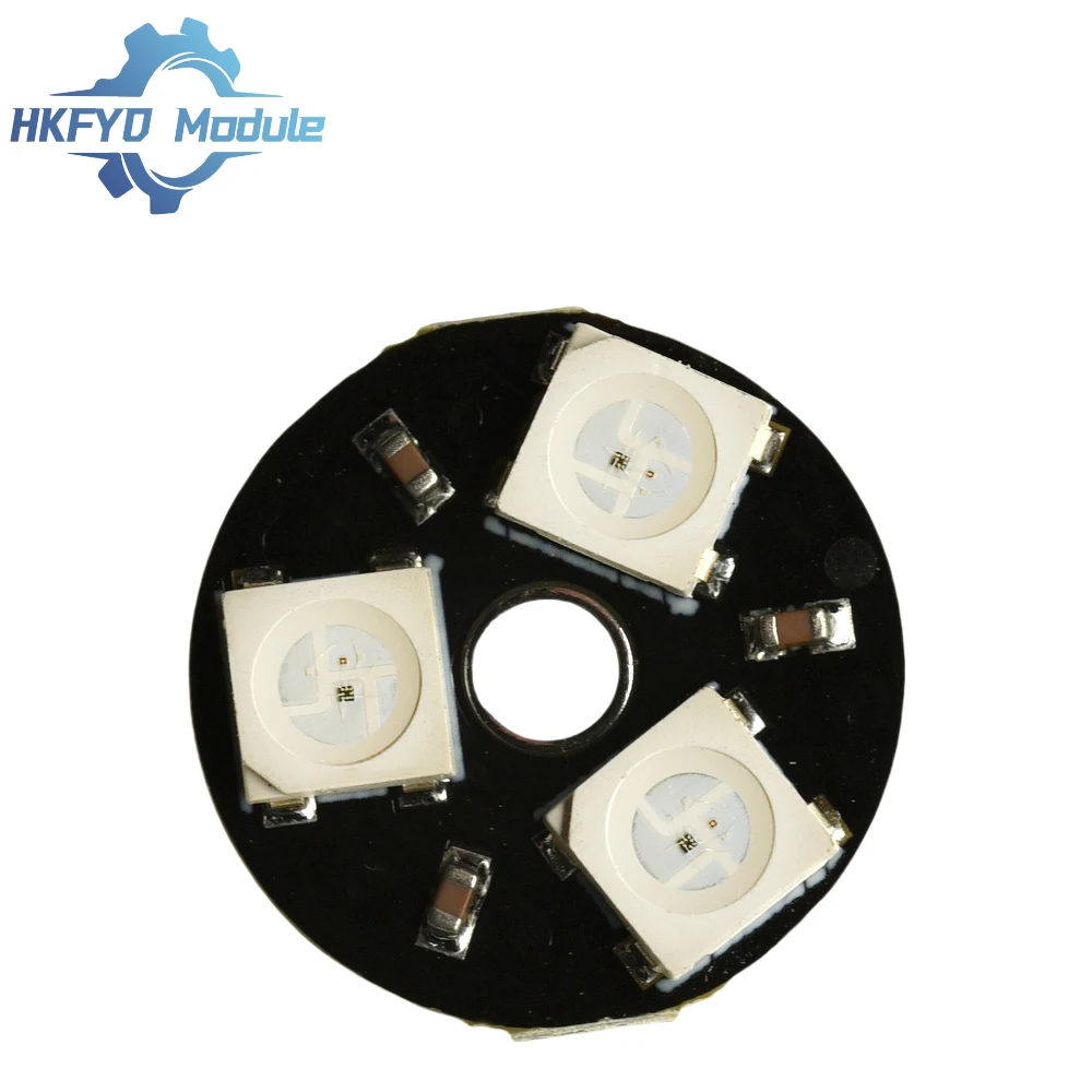 Ws2812 3-битный светодиодный фонарь - Фотография_4