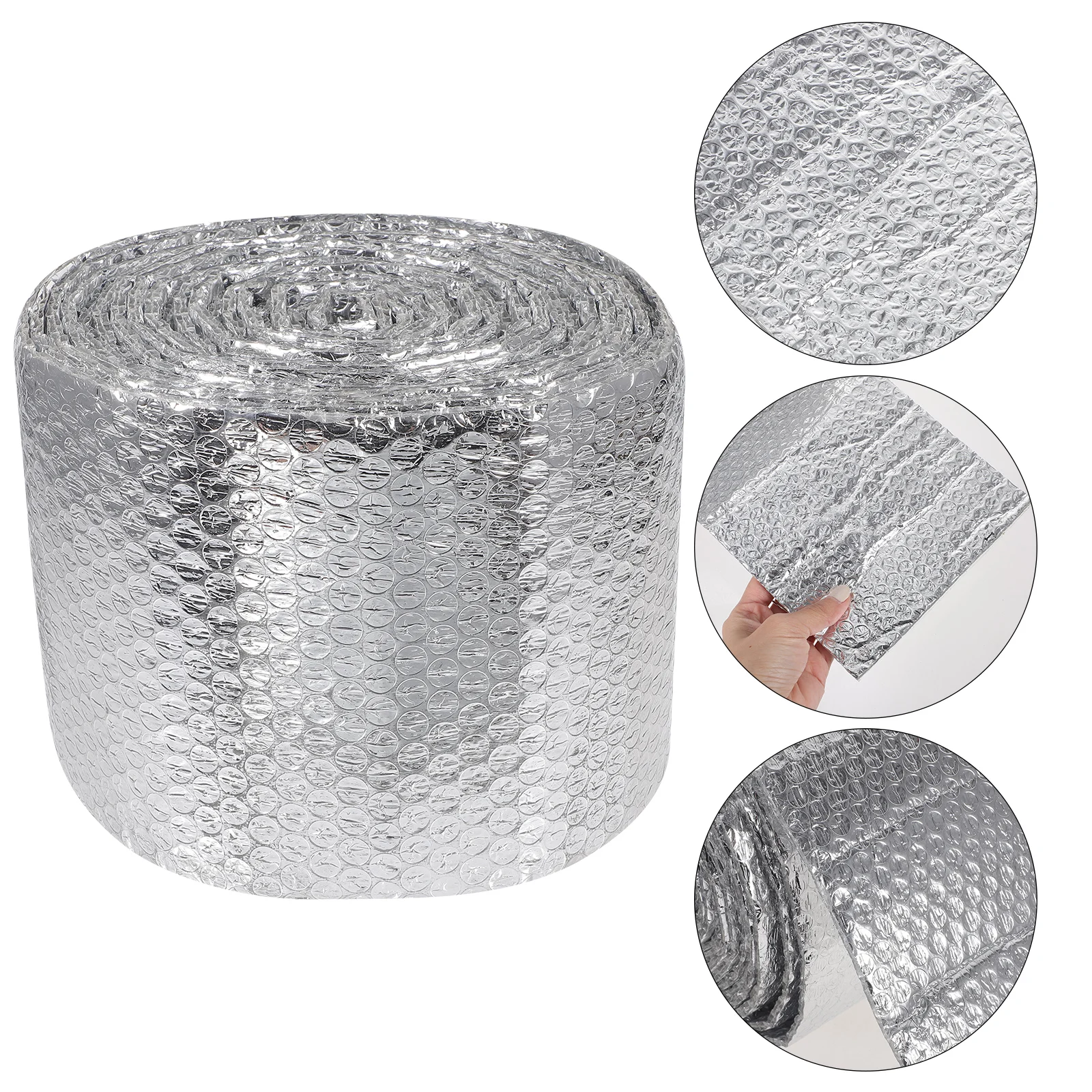 Пузырьковая изоляционная пленка светоотражающая фольга для труб - Фотография_3