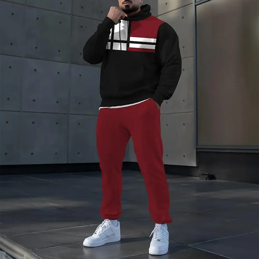 Осенне-зимние мужские комплекты с капюшоном - Фотография_5