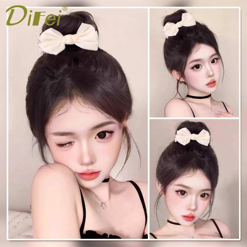 Difei синтетический парик-булочка - Фотография_5