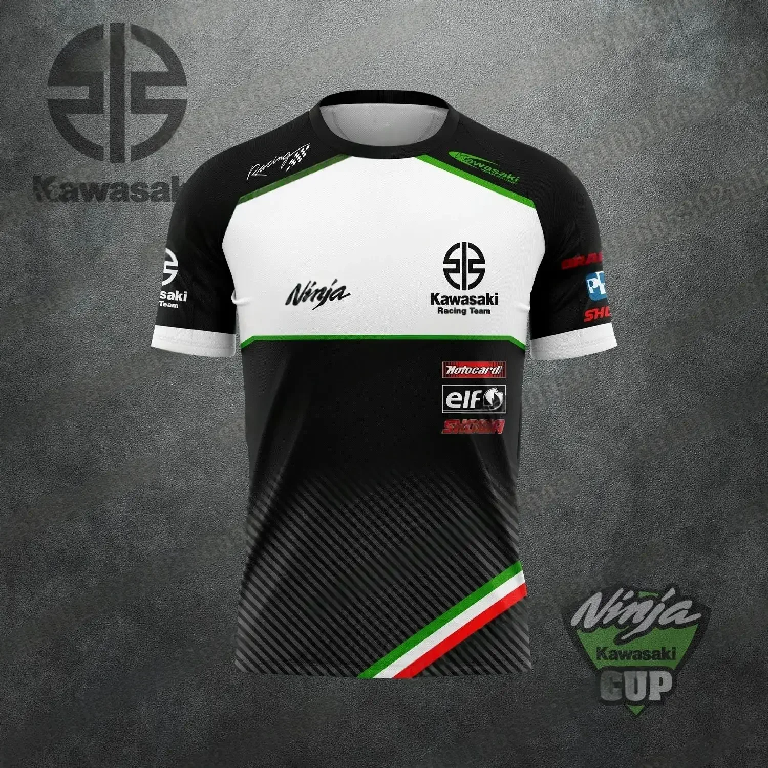 Рубашка kawasaki для езды на мотоцикле и велосипеде 2026 - Фотография_2