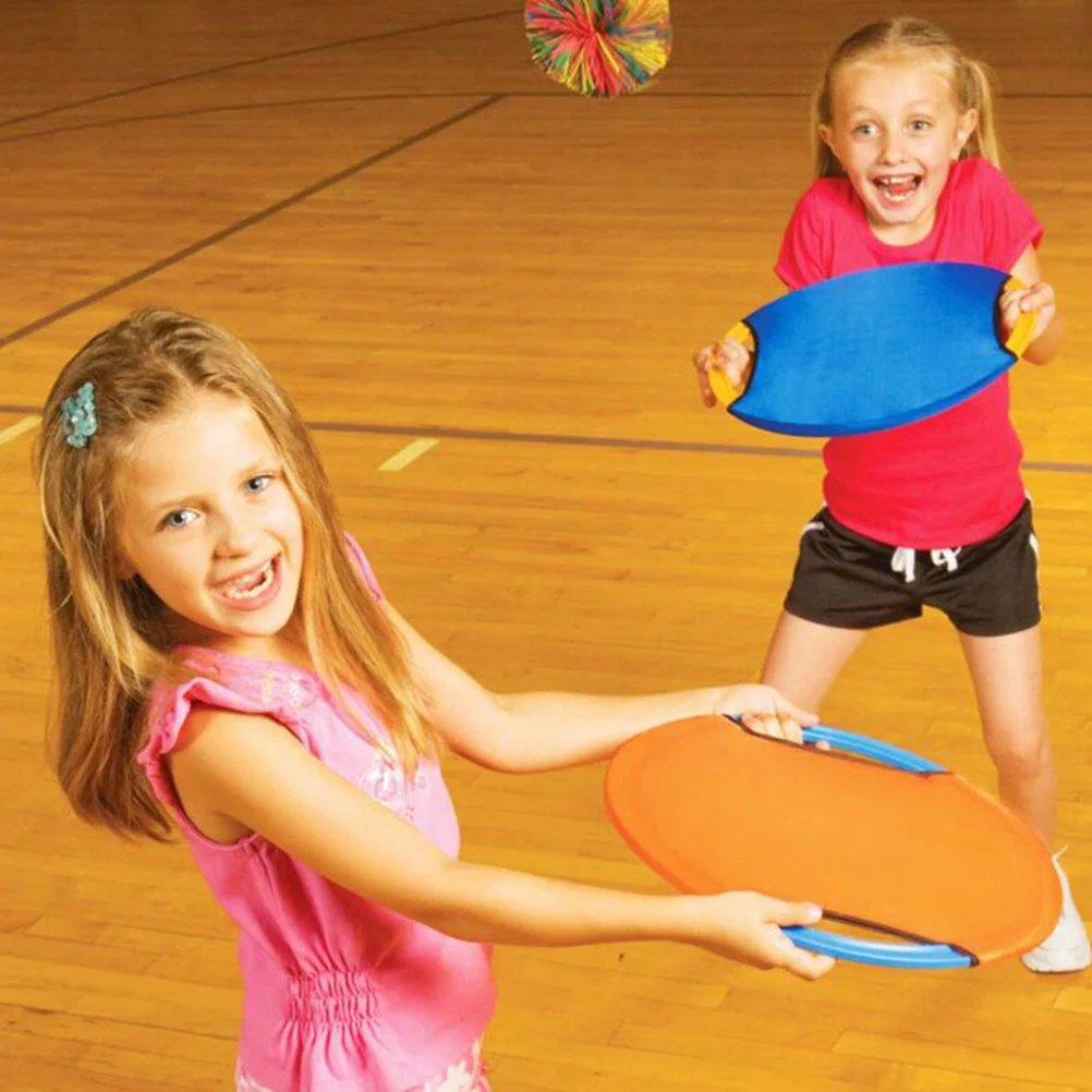 Набор лопаток и мячей для батута с летающим диском