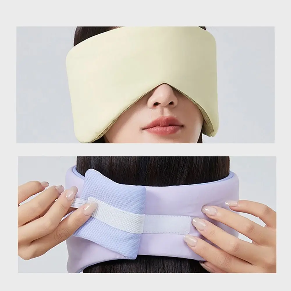Маска для ушей, теплая и прохладная маска для сна с двойным ощущением - Фотография_4