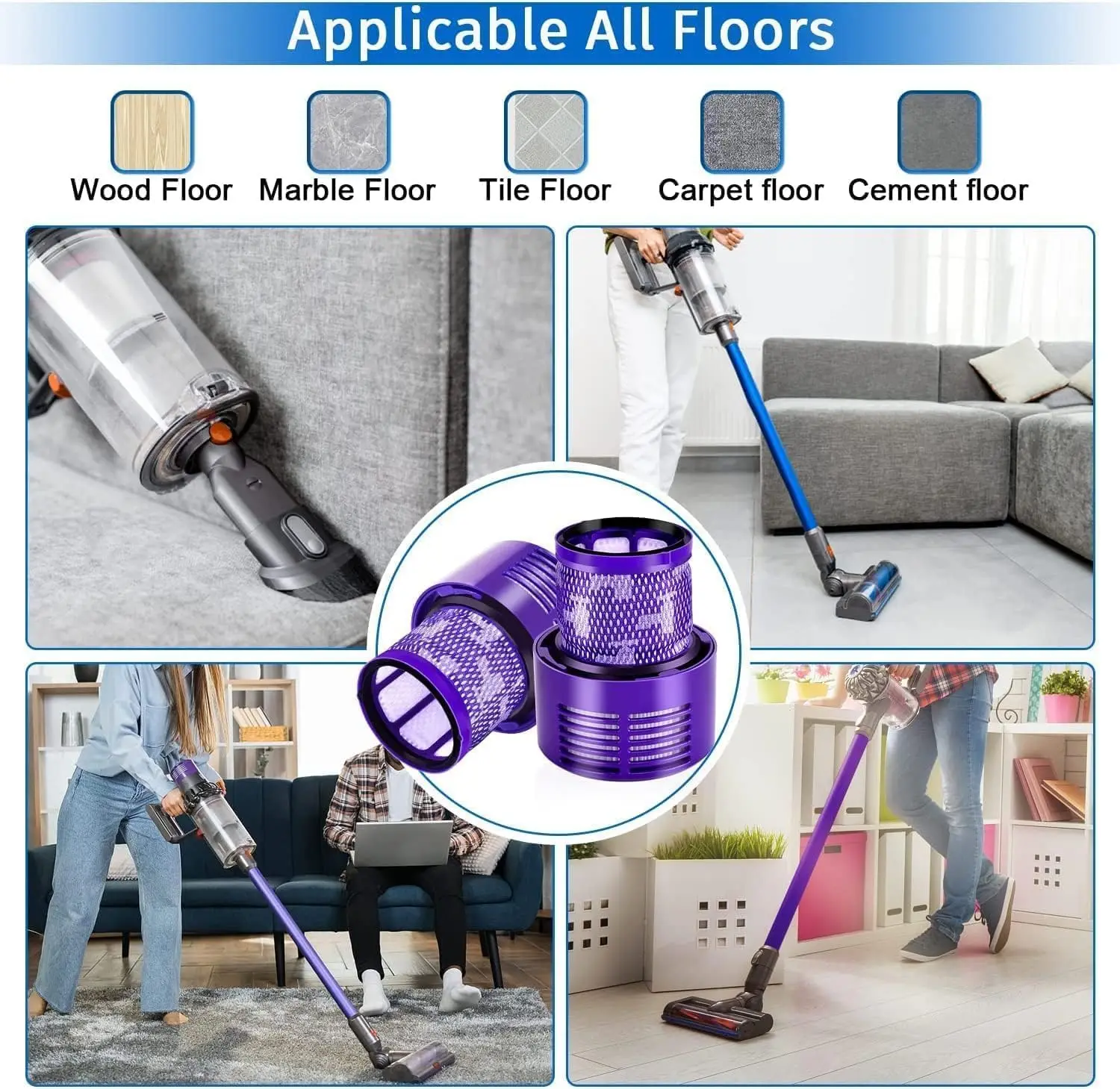 Для dyson v10 sv12 фильтр hepa - Фотография_5