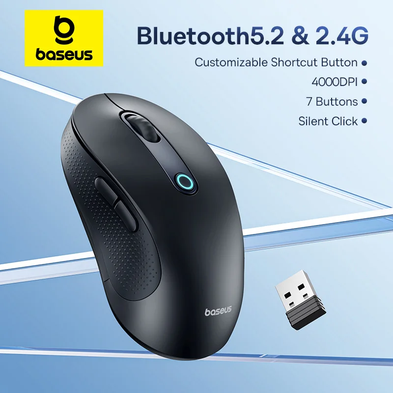 Беспроводная мышь baseus f02 bluetooth 5