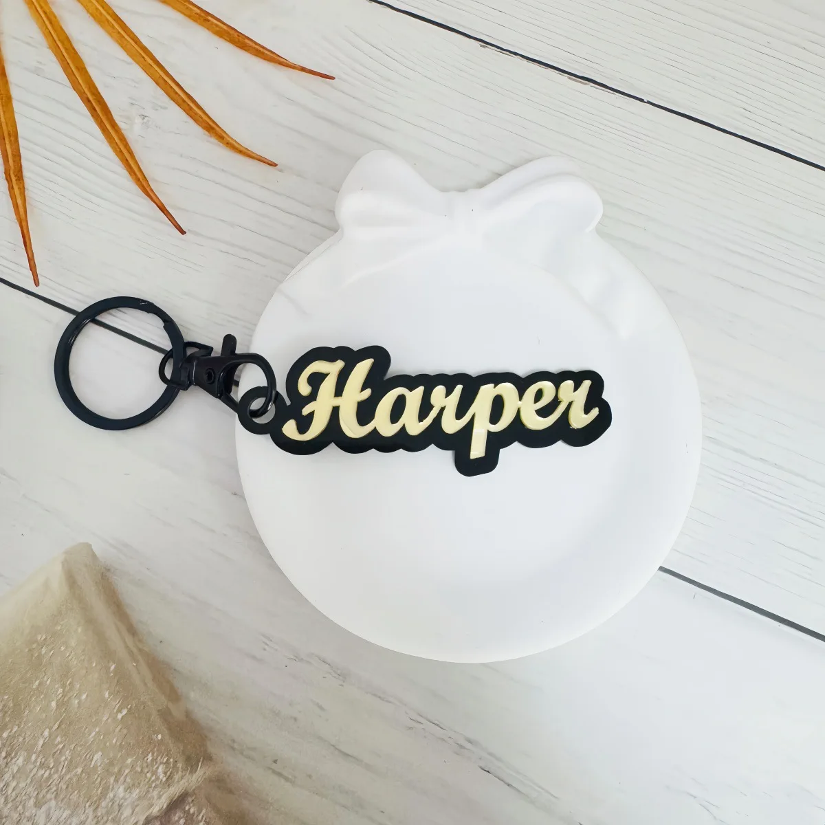 Kadrufi акриловый 3d брелок с именем на заказ - Фотография_5