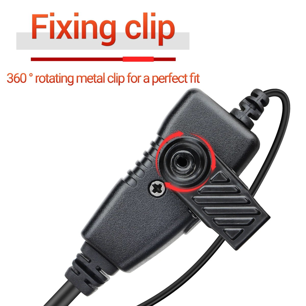 Baofeng 2 pin walkie talkie гарнитура - Фотография_6