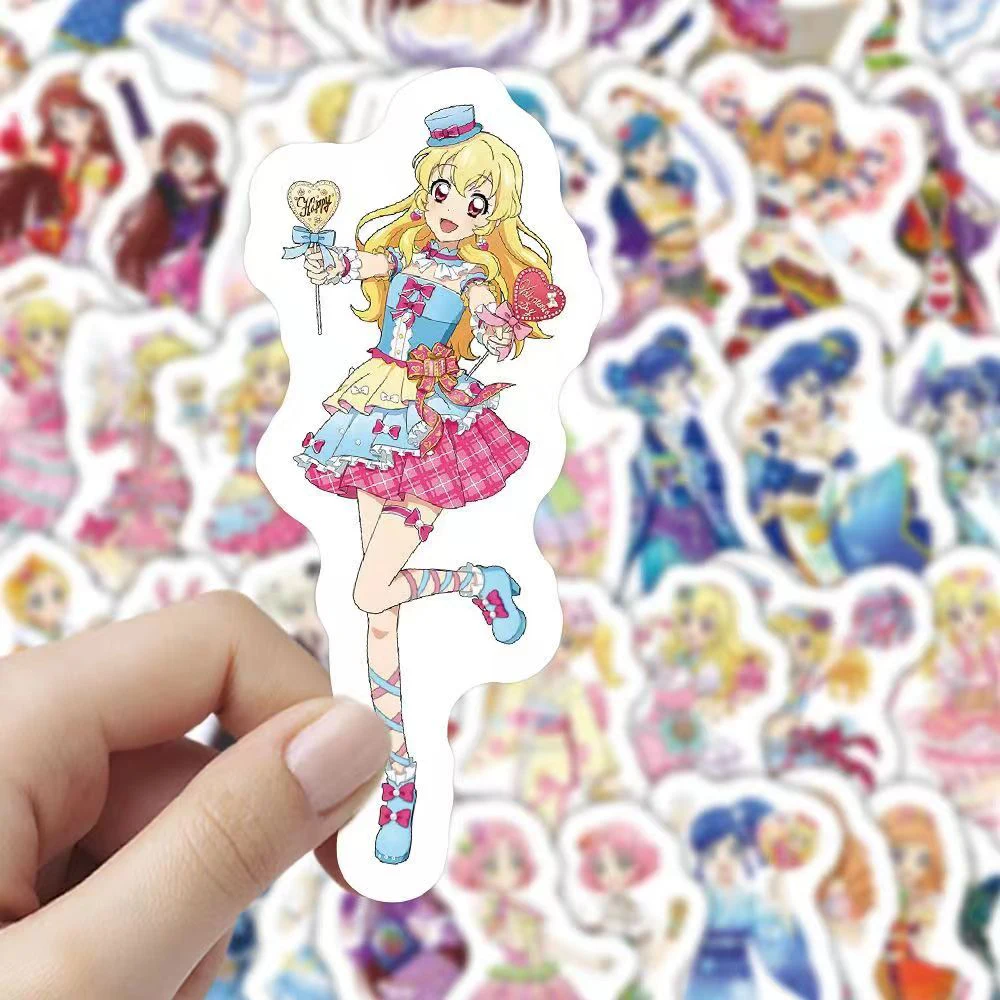 Аниме наклейки aikatsu милые девушки - Фотография_2