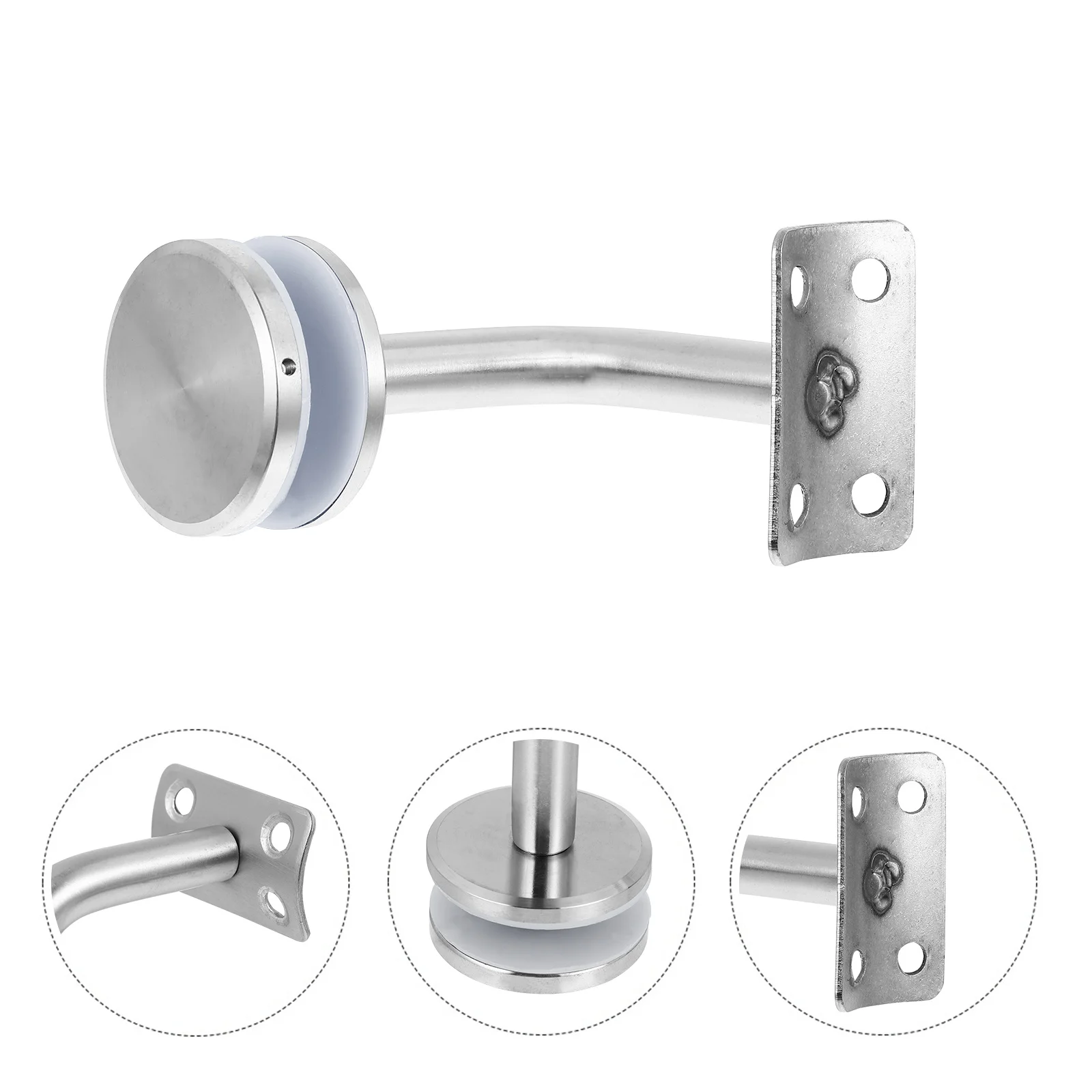 Прочный стеклянный кронштейн из нержавеющей стали толщиной 8-16 см - Фотография_3