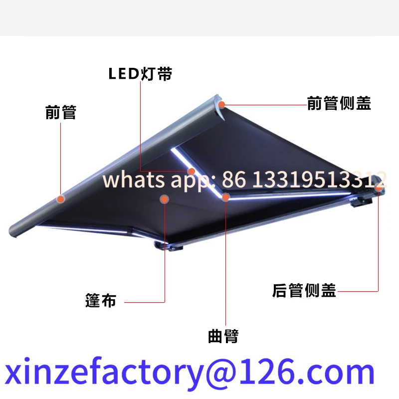 Настраиваемый уличный тент с полной коробкой - Фотография_5