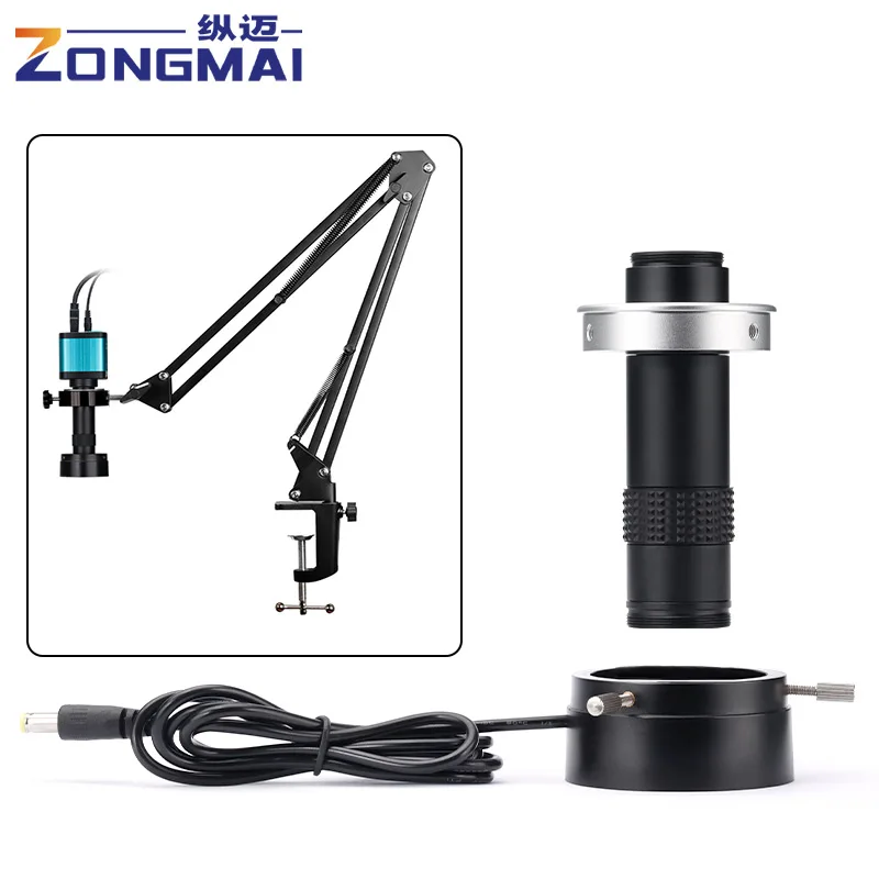 Объектив микроскопа с регулируемым увеличением 1-130x