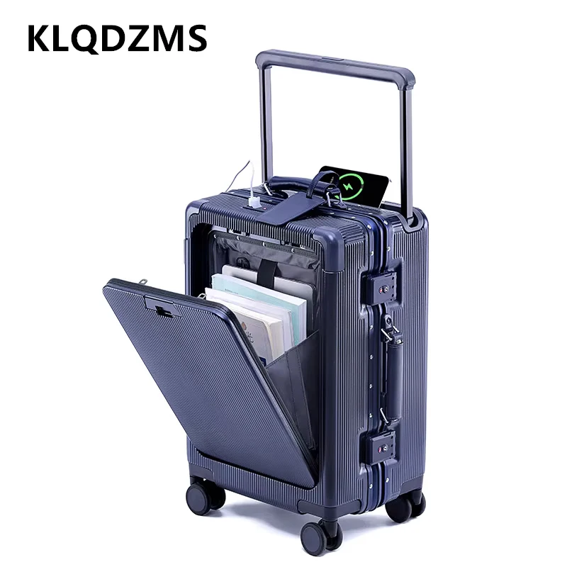 Klqdzms чемодан с зарядкой через usb - Фотография_3