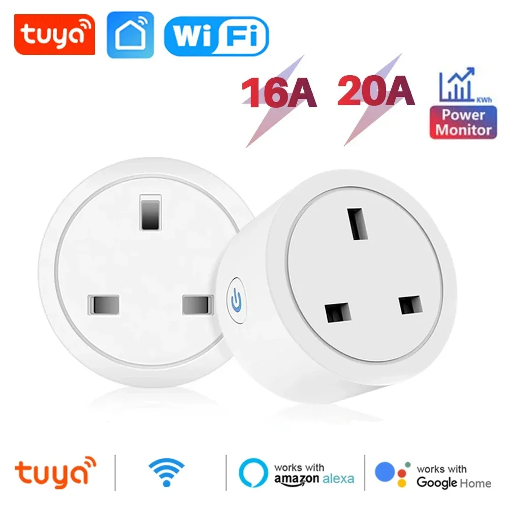 20a 16a британская вилка tuya wifi