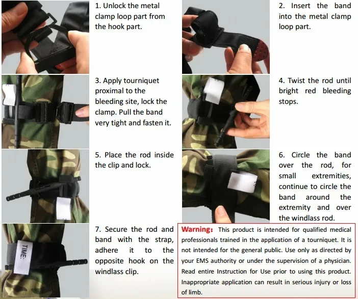 Открытый аварийный жгут для выживания cat edc - Фотография_5