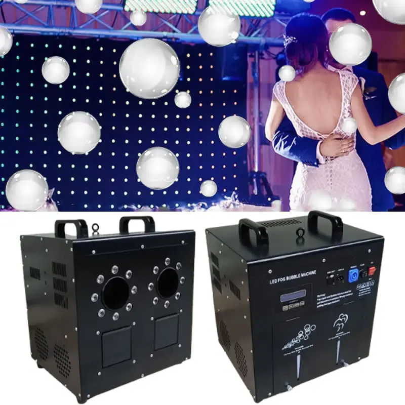 Машина для дымовых пузырей с двойными отверстиями dmx 512