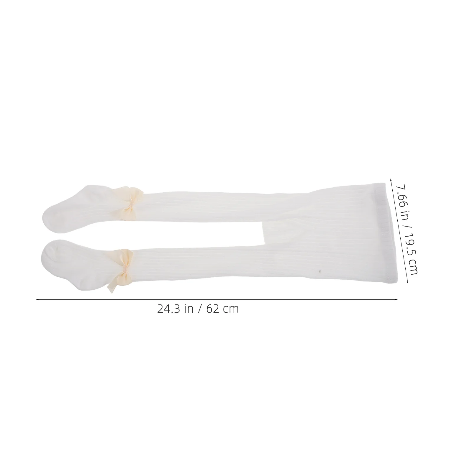 1 пара гольфов с бантом для маленьких девочек - Фотография_4