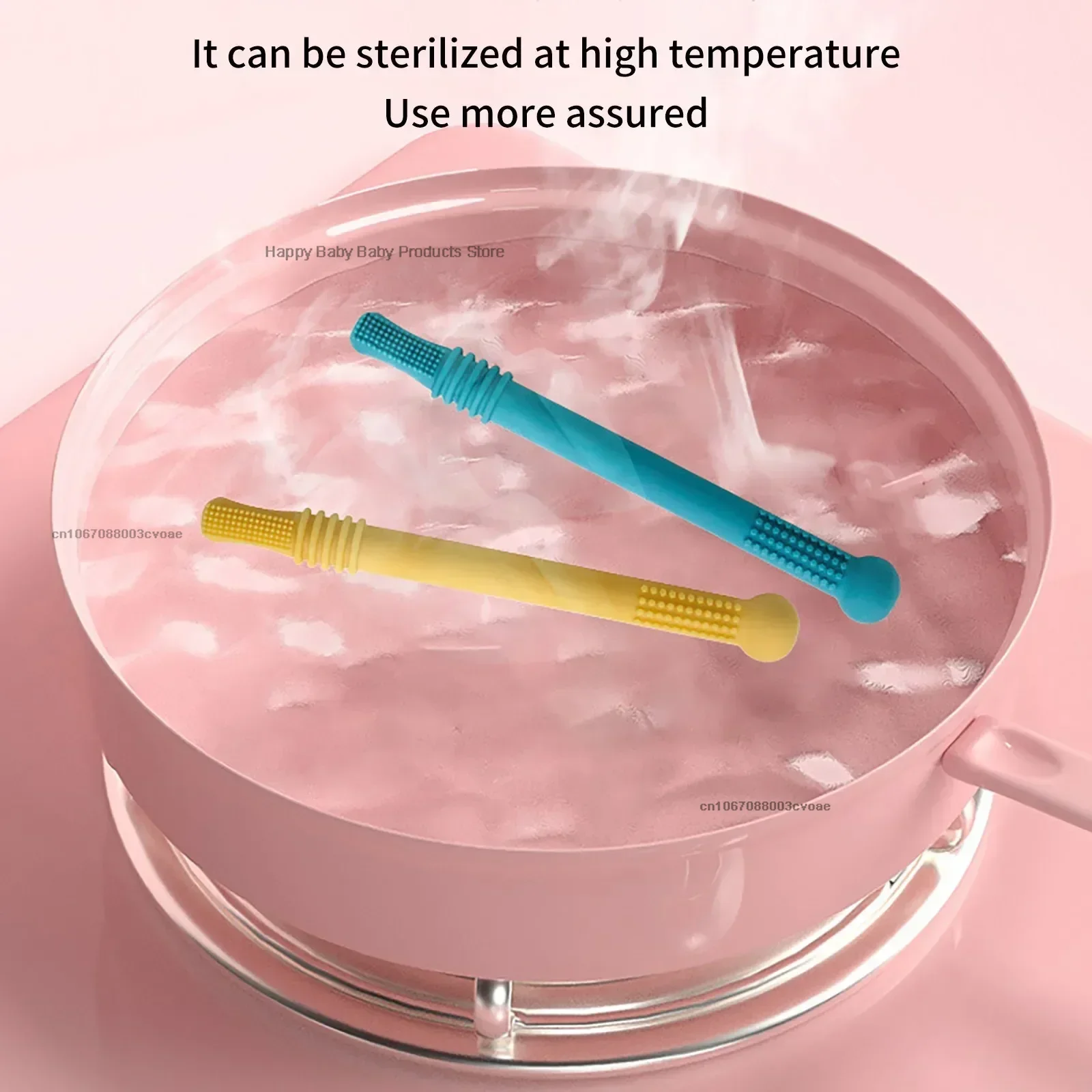 Полая трубка для прорезывания зубов для новорожденных - Фотография_4