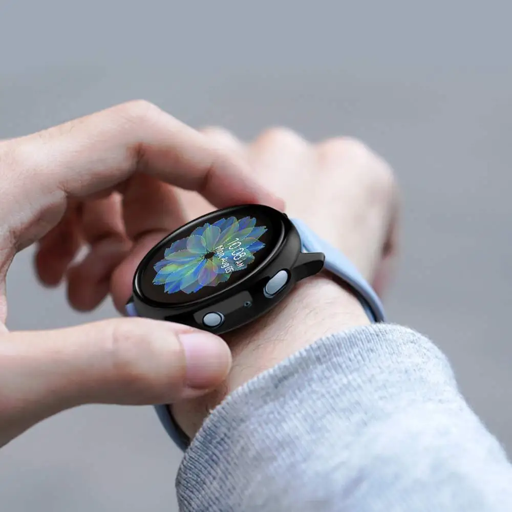 Защитный чехол на весь экран для samsung galaxy watch active 2 44 мм 40 мм - Фотография_5