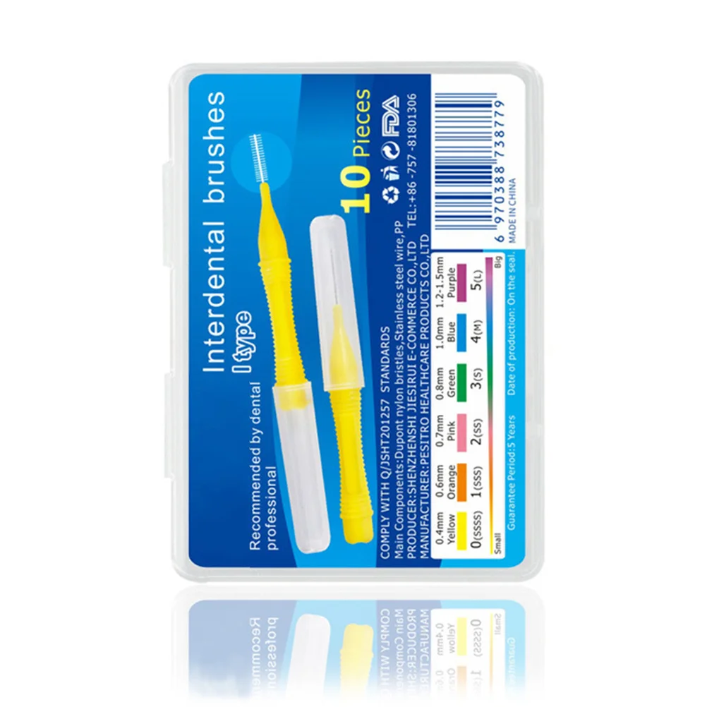 Межзубные щетки, 1 комплект, портативный - Фотография_4