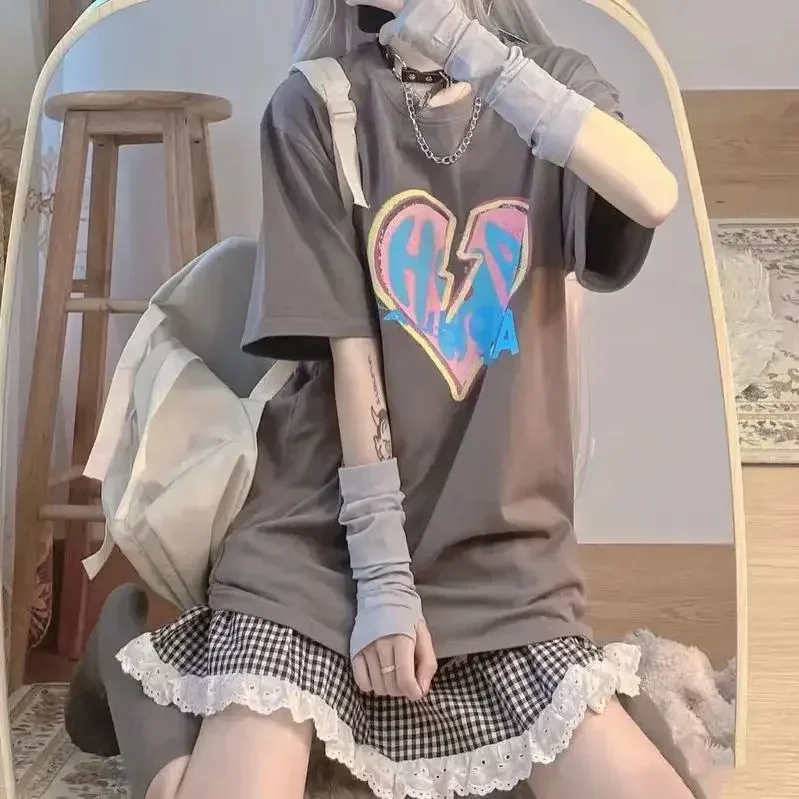 Y2k goth lolita аниме тонкие однотонные - Фотография_5