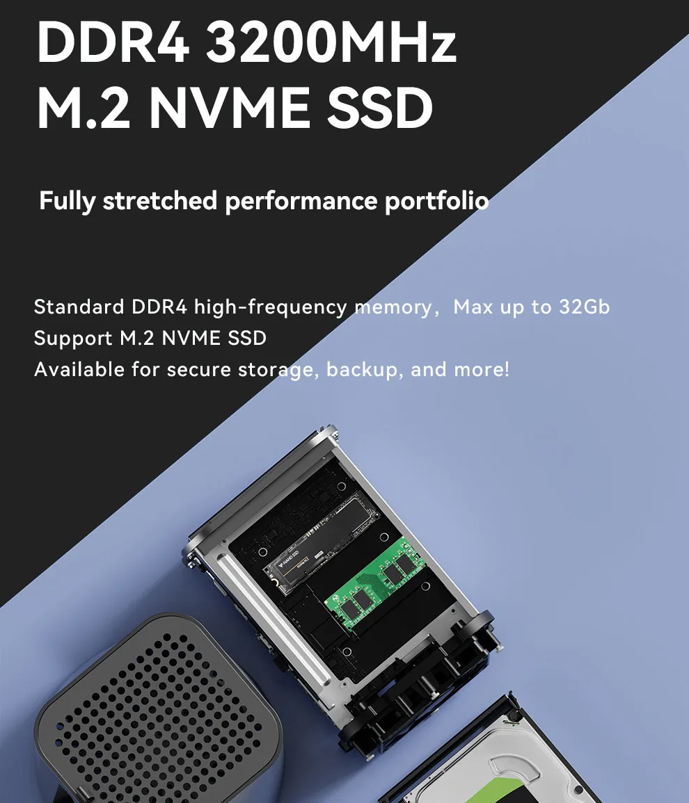 Комплект bebepc nas mini pc barebone - Фотография_3