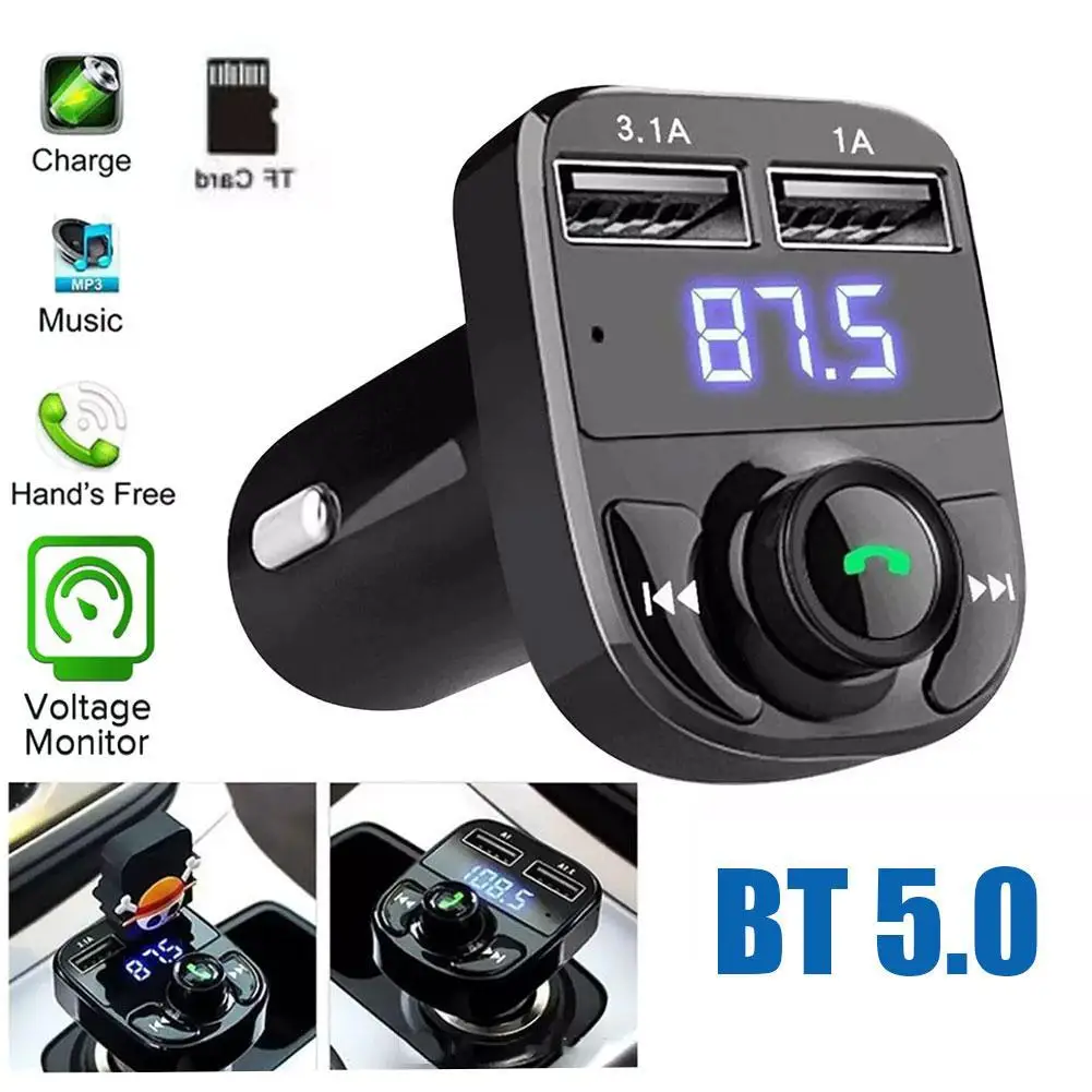 Беспроводной bluetooth fm-передатчик и mp3-плеер с громкой связью